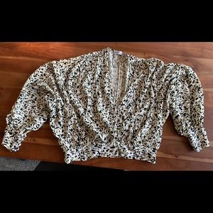 Zara Animal Print Blouse | Femme | Small